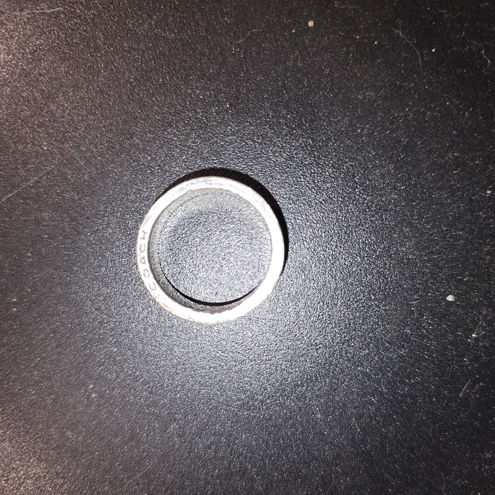 Coach Silver Ring